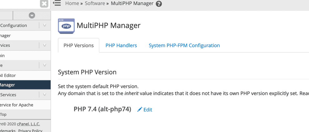 Wrong alt cloudlinux